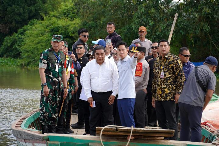 Wapres Gibran dan Wagub Jihan Pantau Pembangunan Jembatan Way Bungur, Percepat Konektivitas Antarwilayah